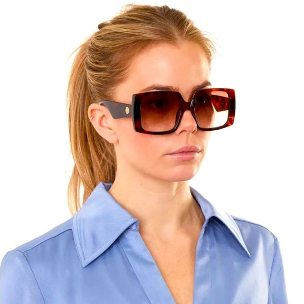 Le Specs Glo Getter Tortoise Sunglasses